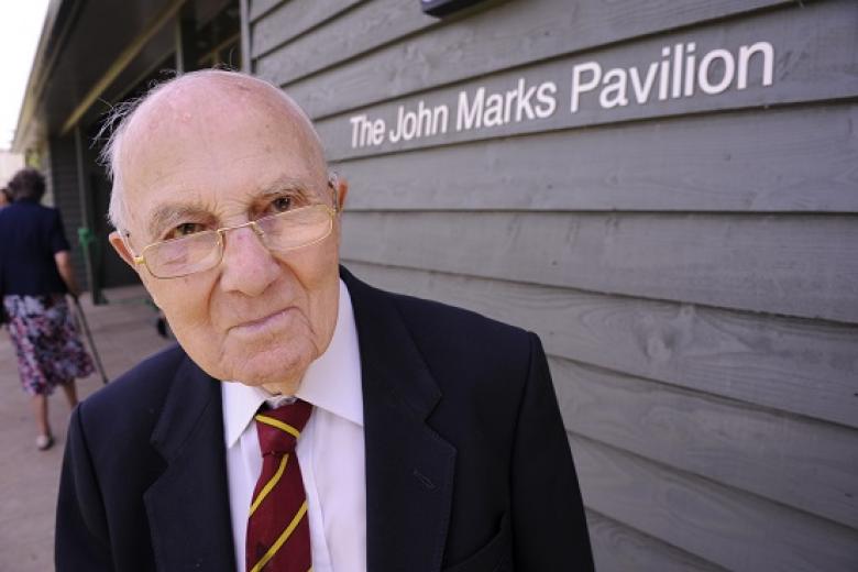 Dr John Marks, at the 2013 Opening of the John Marks Pavillion