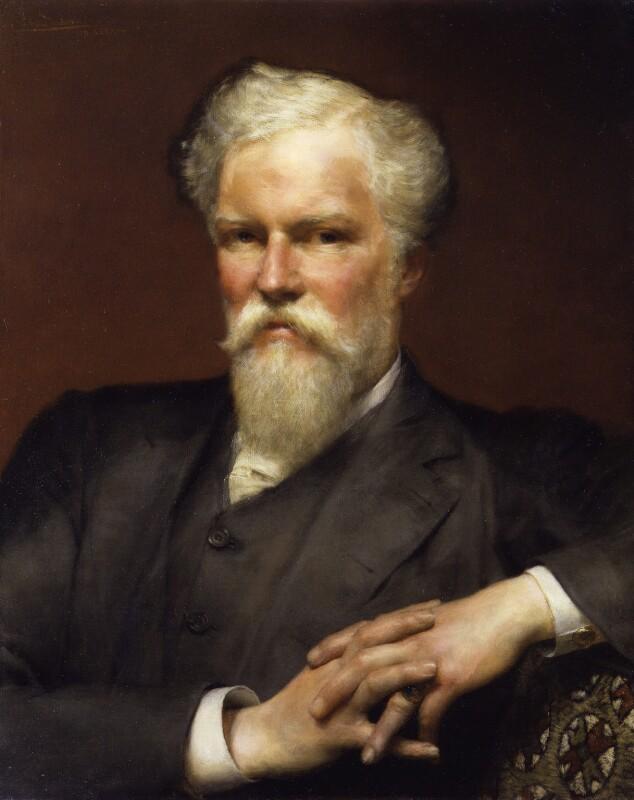 Alfred Waterhouse by Sir Lawrence Alma-Tadema, 1891, held in the National Portrait Gallery, London, NPG 6213. This is licenced under CC BY-NC-ND 3.0.