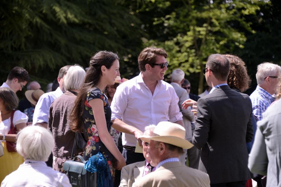 Alumni and supporters socialising